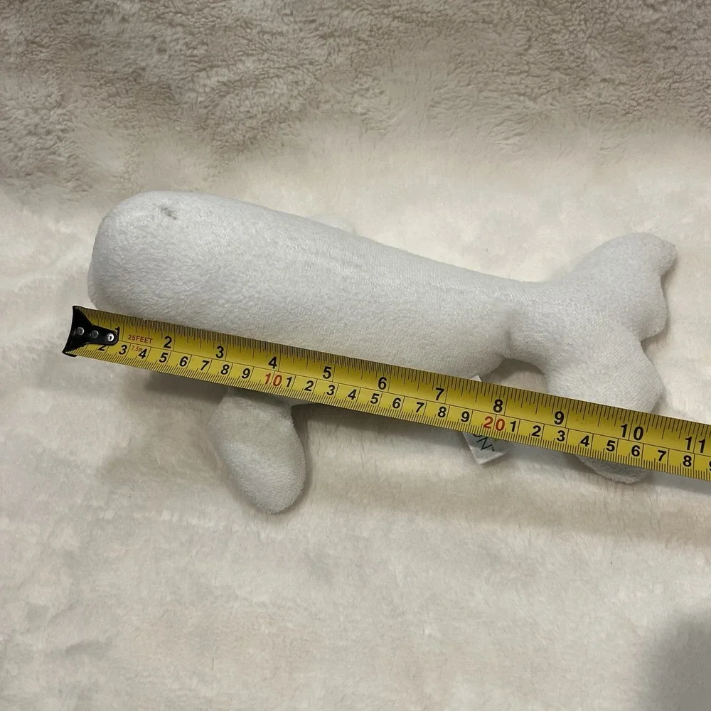 Aurora Destination Nation Beluga Whale‎ Plush White Nearly 11